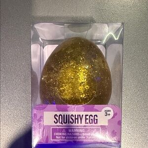 Gold Glitter Squishy Easter Egg Toy